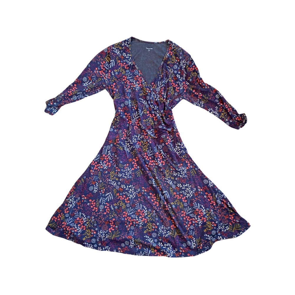 Garnet Hill Jersey Floral Swingy Dress